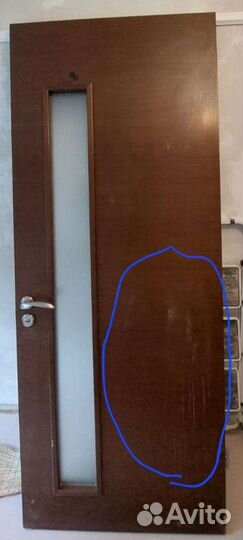 Межкомнатные двери бу с коробкой 80см