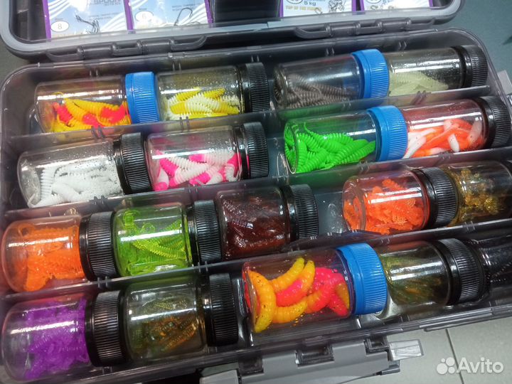 Набор приманок для ловли речной форели