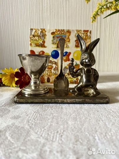 Посеребренная антикварная пашотница