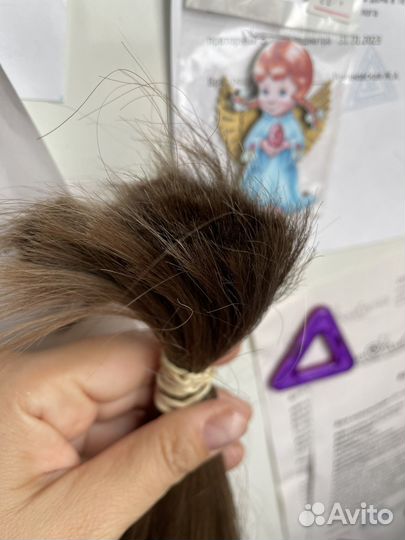 Детские волосы неокрас неокрашенные 50 гр 47 см