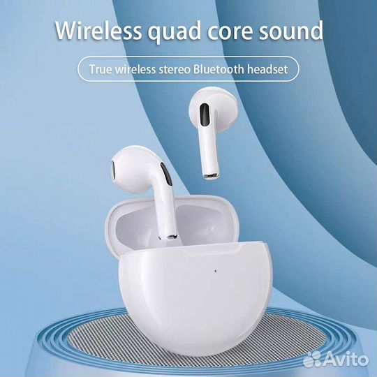 TWS Airpods Pro 6 наушники Bluetooth реплика