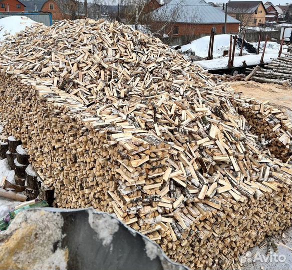 Дрова березовые колотые