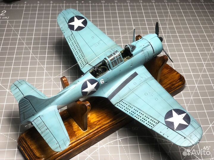 Сувенирная модель самолета SBD-2 dauntless 1:48