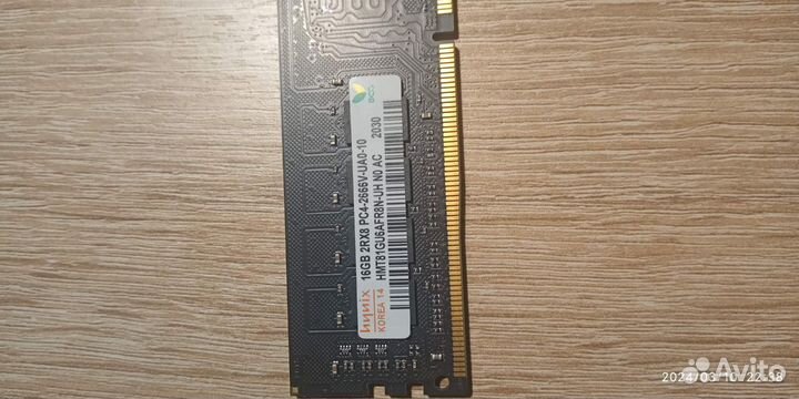 Оперативная ram DDR4 16gb 2666