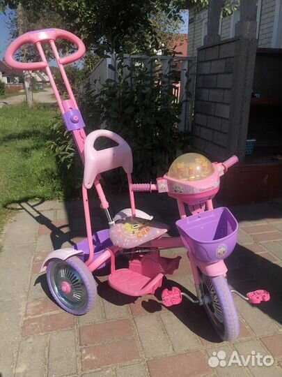 Детский велосипед с ручкой