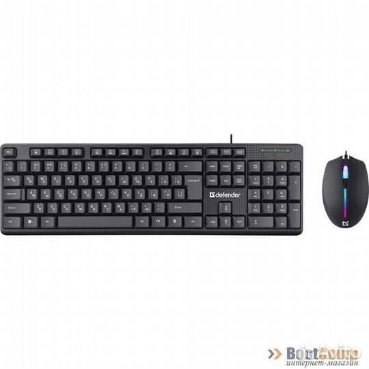 Комплект клавиатура + мышь defender triumph C-991