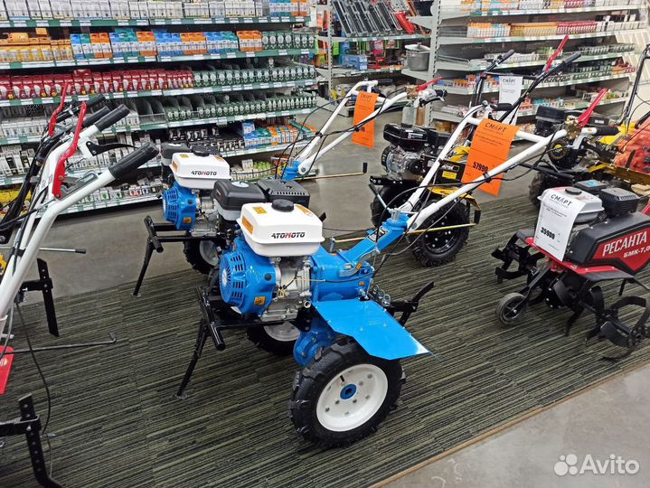 Мотоблок мт-13, 13 л.с. Атомото