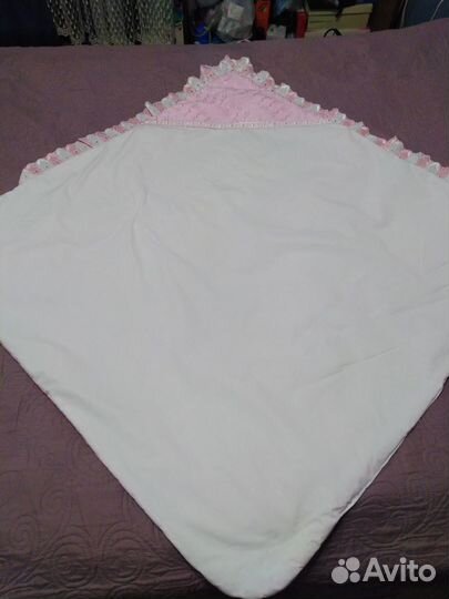 Одеяло-конверт для новорожденной