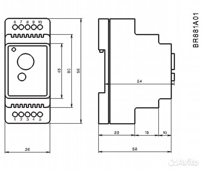 ETI-1551 термостат + ETF-622 сенсор OJ Electronics