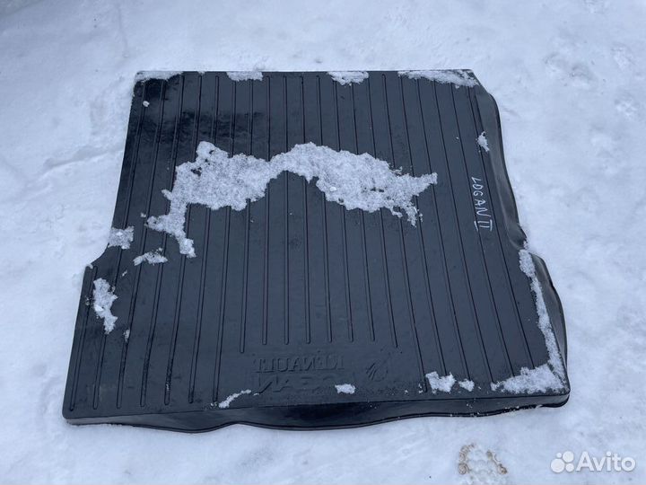 Ковер в багажник Renault Logan с 2005 Логан седан