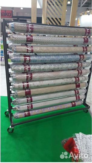 Стойка/стенд для клеенки на 22 рулона