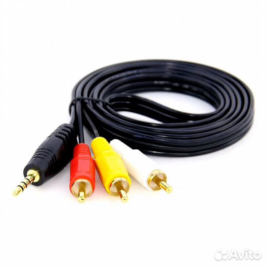 Кабель Fumiko MA05 AUX Jack 3.5 мм/3RCA 3м (Новый)