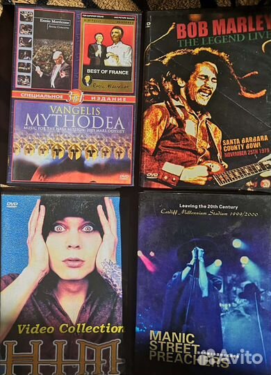 Концерты и клипы на dvd