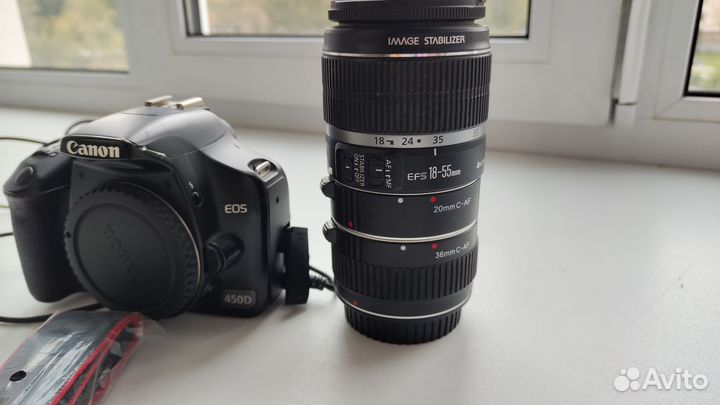 Зеркальный фотоаппарат canon 450d