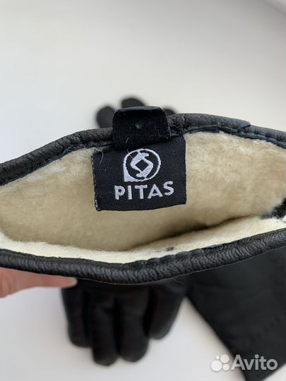 Кожаные женские перчатки