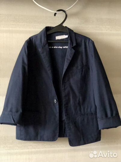 Пиджак для мальчика 116