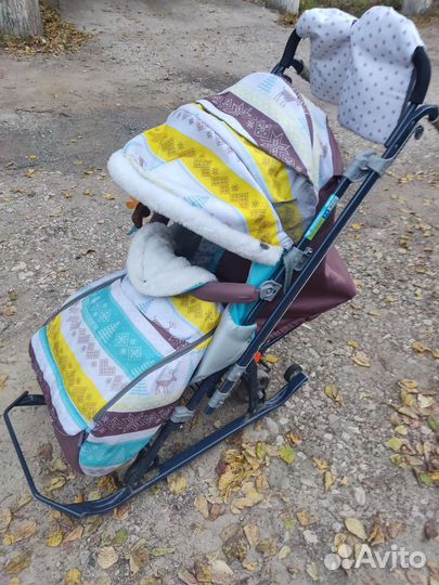 Санки коляска ника 7 3