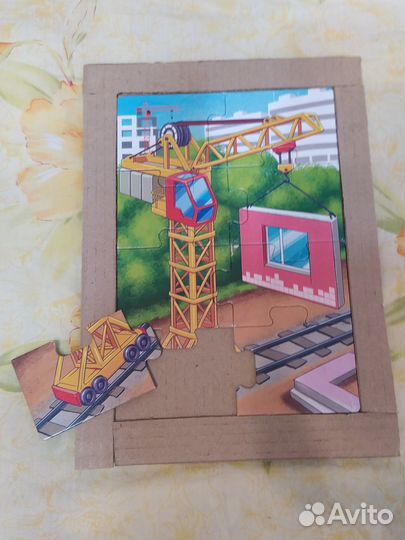 Пазлы пакетом 6 наборов