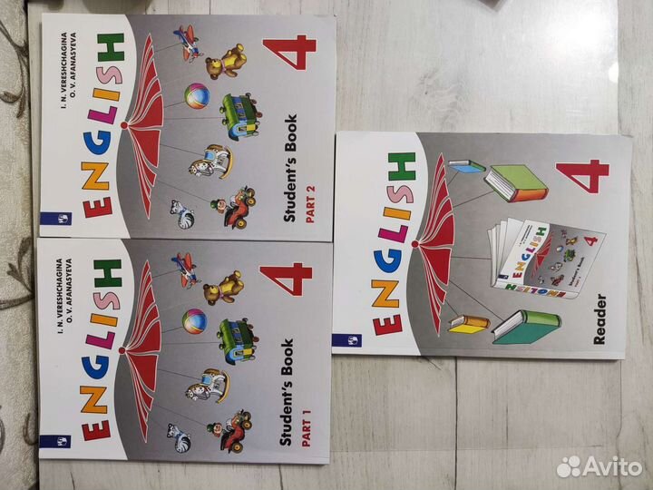 Учебники по английскому языку Верещагина 2-5 класс