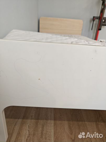 Детская кровать IKEA с матрасом