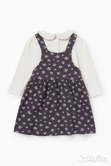 Комплект для девочки 86 лонгслив сарафан c&a