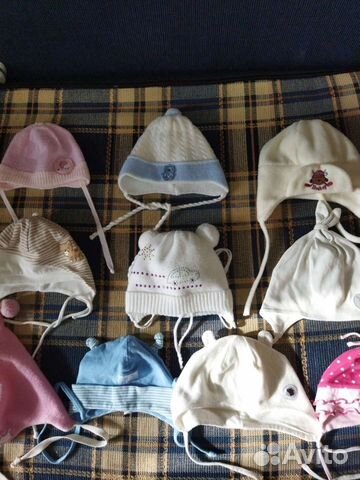 Шапки для новорожденных мальчиков и девочек