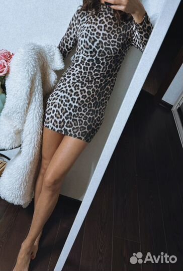 Платье женское леопардовое ASOS