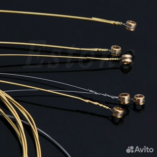 Струны для гитары 6шт металл