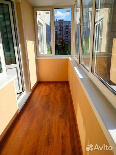 Отделка, утепление, остекление балконов и лоджий