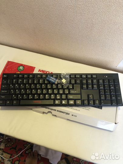 Клавиатура беспроводная черная