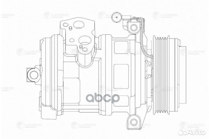 Компрессор кондиционера BMW X5 (E53) 00- lcac 2