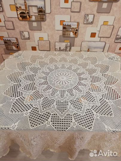 Скатерть крючком