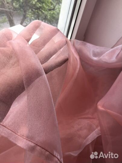 Тюль Органза Новая (розовая)