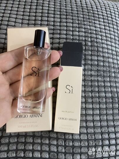 Армани SI, Парфюмерная вода, спрей 100 мл+15мл