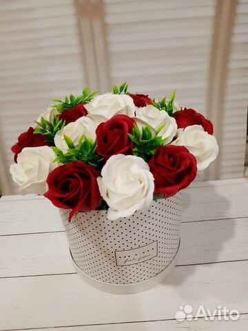 Букет из мыльных роз