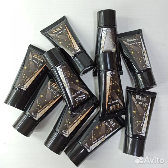 Акригель с шиммером сорбет/молочный