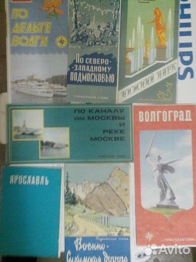 Карты, схемы туристские советские