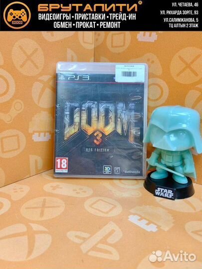 PS3 doom 3 BFG Edition (английская версия) б/у