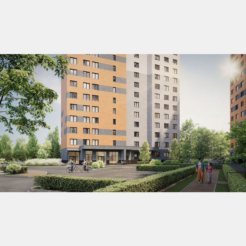 2-к. квартира, 54,8 м², 14/25 эт.