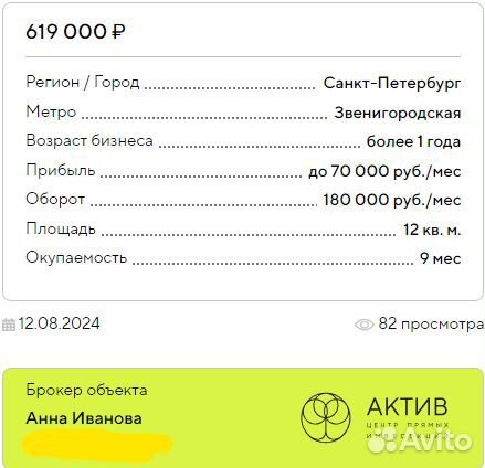 Кофе с собой с низкой арендой и огромным трафиком