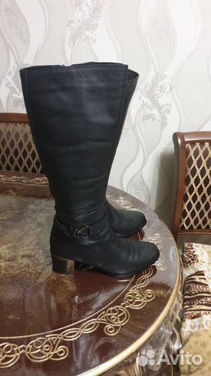 Сапоги женские натуральная кожа 40 41