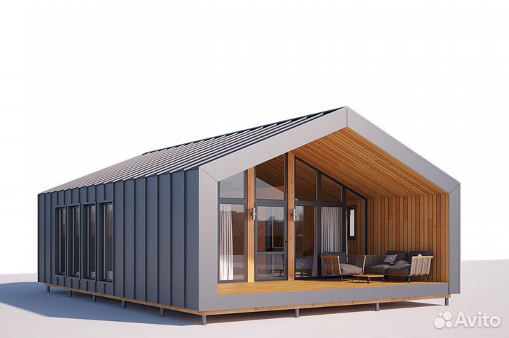 Разноширинная фасадная доска термопихта