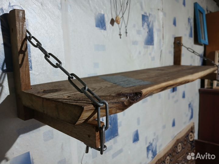 Полка настенная деревянная