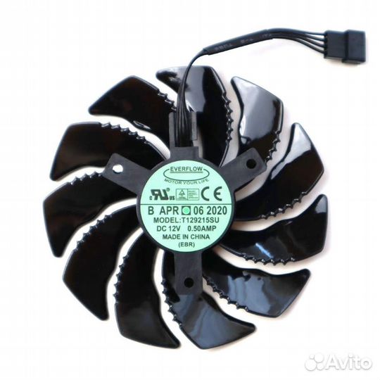 Вентиляторы выдеокарт Gigabyte 87 мм