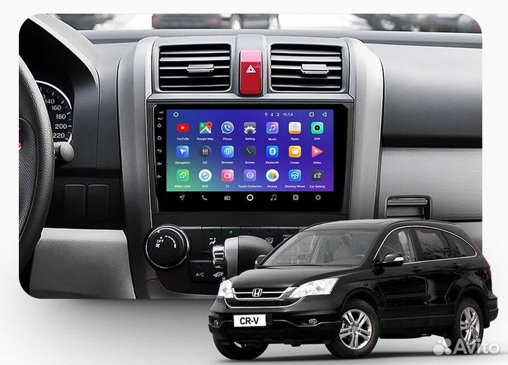 Магнитола Honda CR-V 3 Android IPS новая