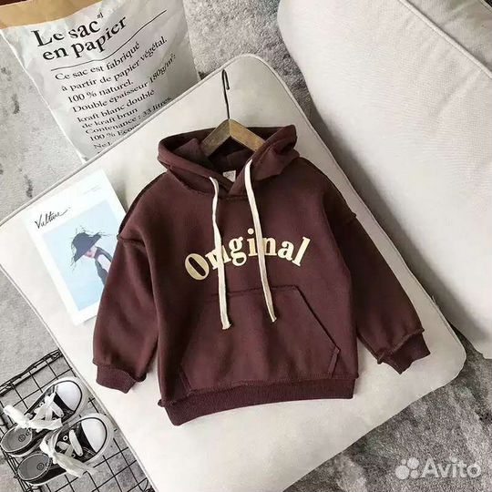 Детская толстовка теплая