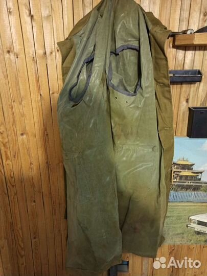 Плащ водонепроницаемый, прорезиненый