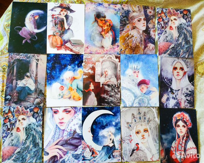 Набор открыток с иллюстрациями худ. О.Викторовой