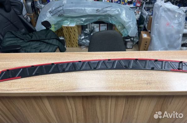 Накладка на задний бампер универсальная