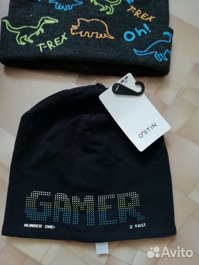 Шапка для мальчика 4-5 лет, 5шт